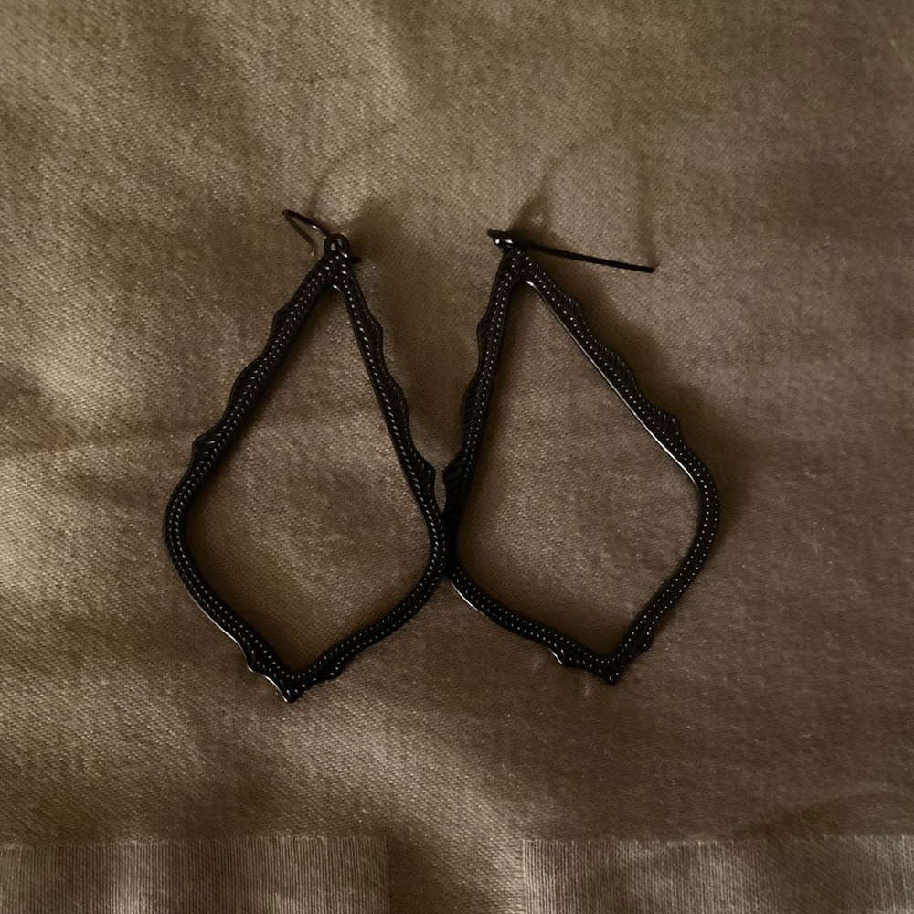 Kendra Scott Sophia Gunmetal Earrings